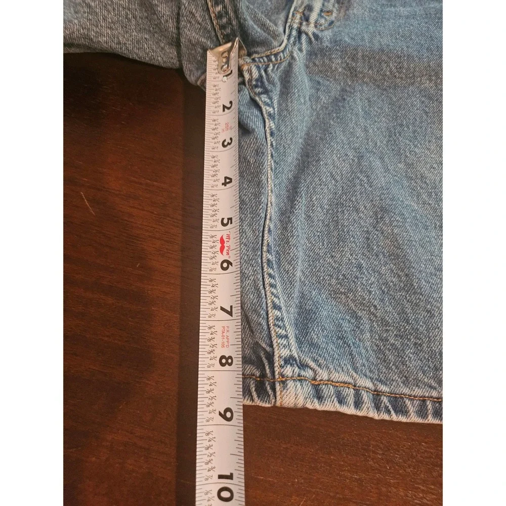 Levi's 550 Relaxed Fit Denim Shorts Mens 38 Blue Light Wash Jean Shorts
